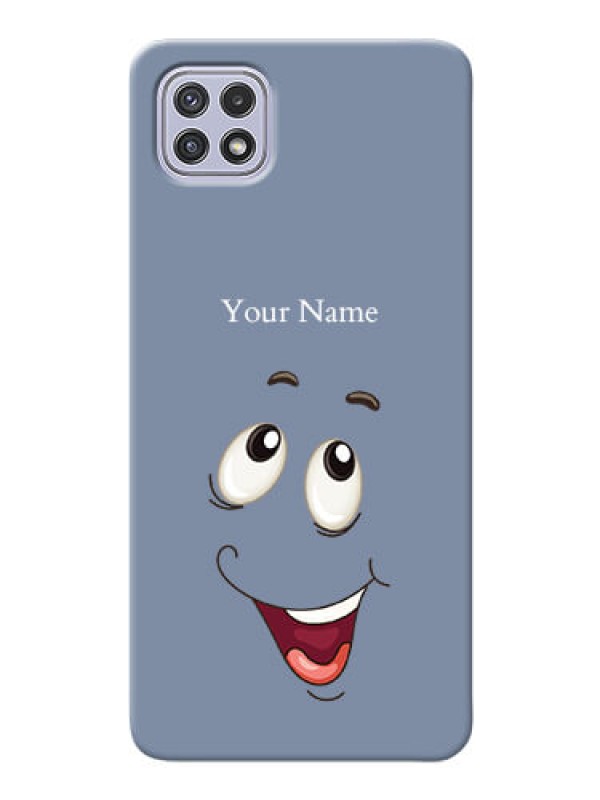 Custom Galaxy A22 5G Phone Back Covers: Laughing Cartoon Face Design