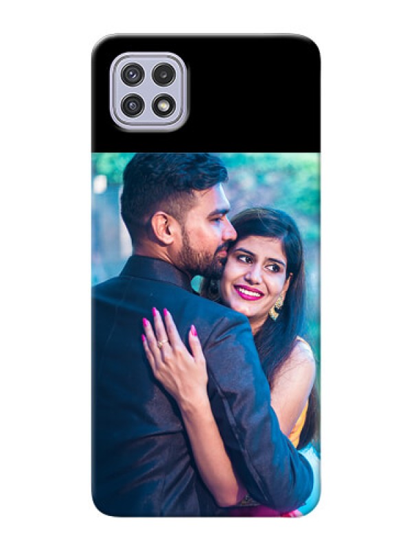 Custom Galaxy A22 5G Custom Hard Phone Case - Upload Full Picture With Custom Color Design