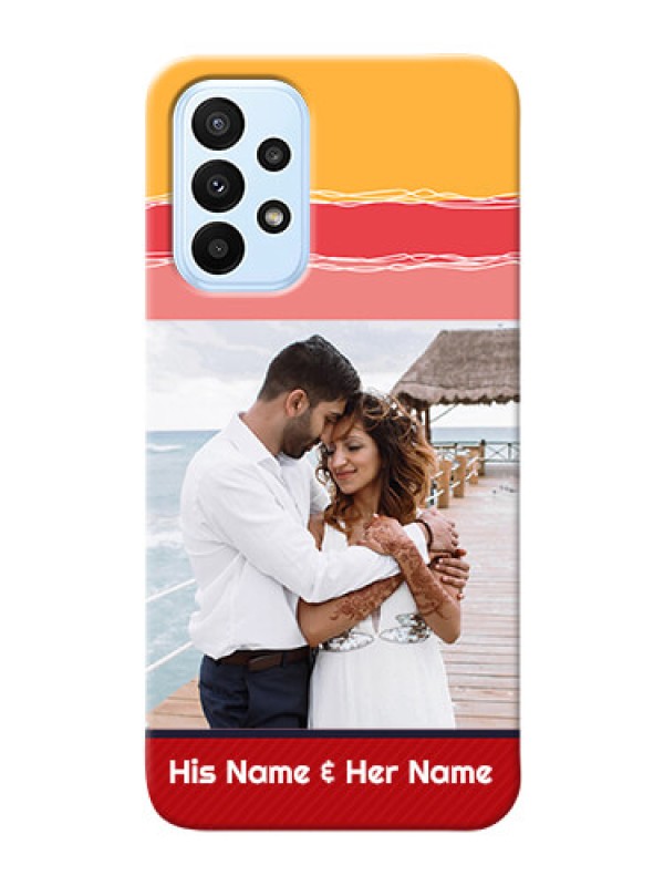 Custom Galaxy A23 custom mobile phone covers: Colorful Case Design