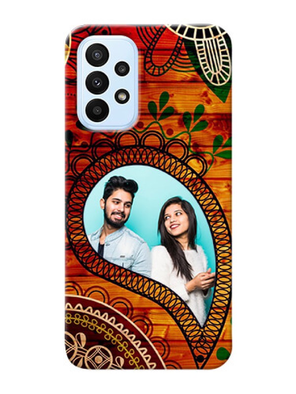 Custom Galaxy A23 custom mobile cases: Abstract Colorful Design