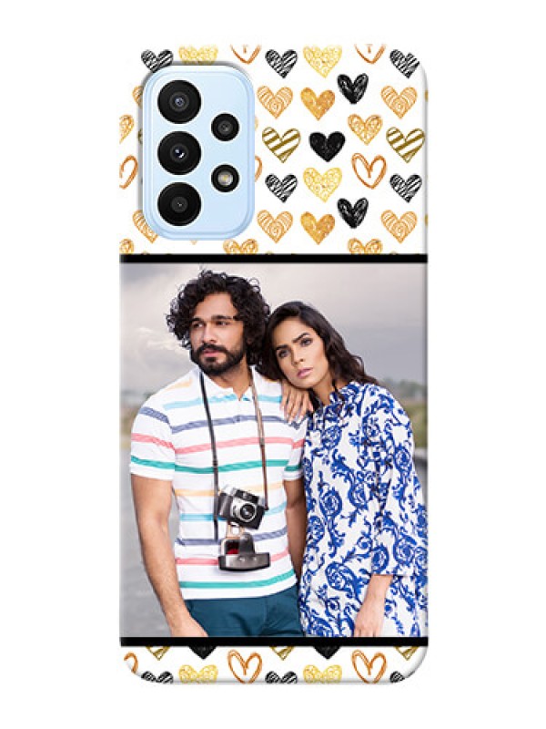 Custom Galaxy A23 Personalized Mobile Cases: Love Symbol Design