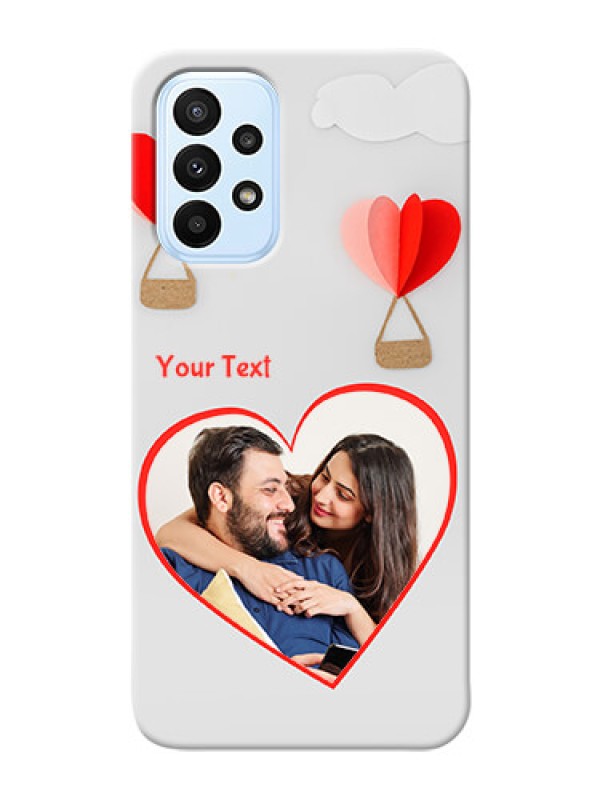 Custom Galaxy A23 Phone Covers: Parachute Love Design