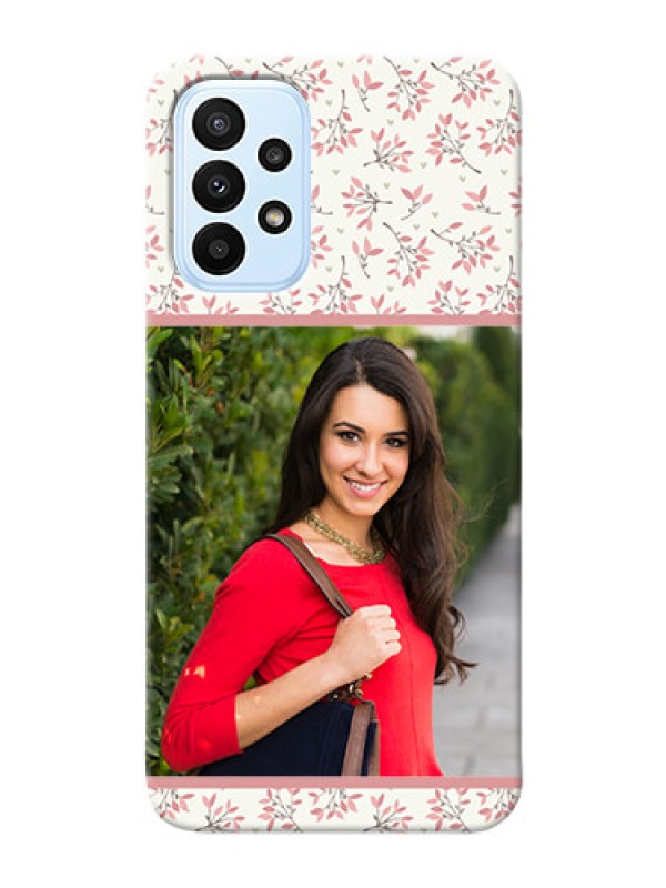 Custom Galaxy A23 Back Covers: Premium Floral Design