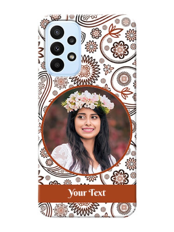 Custom Galaxy A23 phone cases online: Abstract Floral Design 