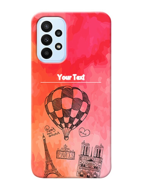 Custom Galaxy A23 Personalized Mobile Covers: Paris Theme Design