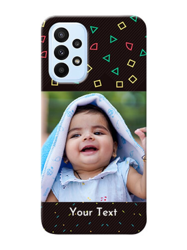 Custom Galaxy A23 custom mobile cases with confetti birthday design