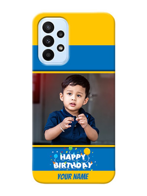 Custom Galaxy A23 Mobile Back Covers Online: Birthday Wishes Design