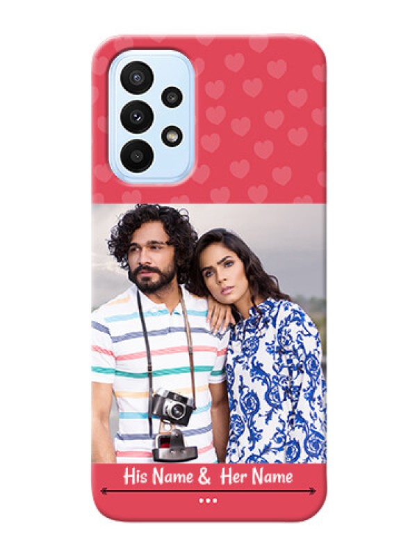 Custom Galaxy A23 Mobile Cases: Simple Love Design