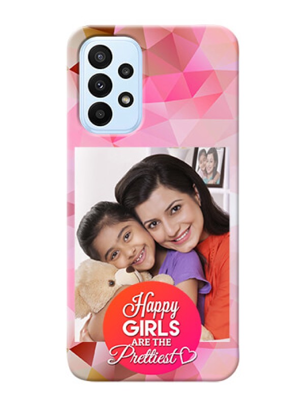 Custom Galaxy A23 Personalized Phone Covers: Abstract Triangle Design