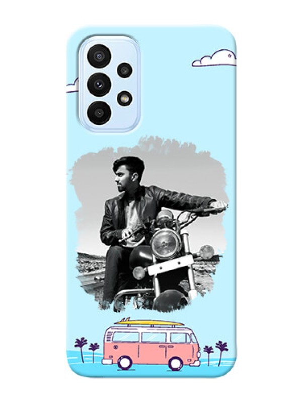 Custom Galaxy A23 Mobile Covers Online: Travel & Adventure Design