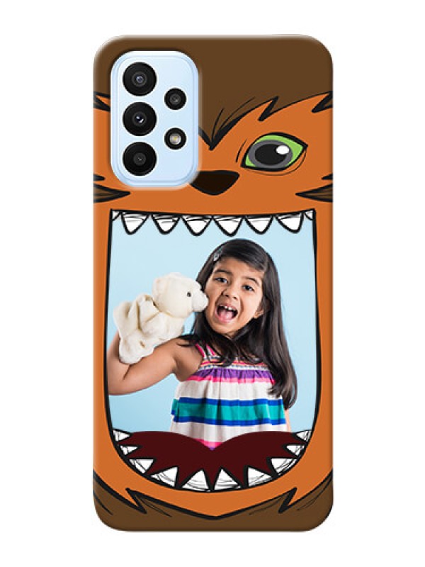 Custom Galaxy A23 Phone Covers: Owl Monster Back Case Design