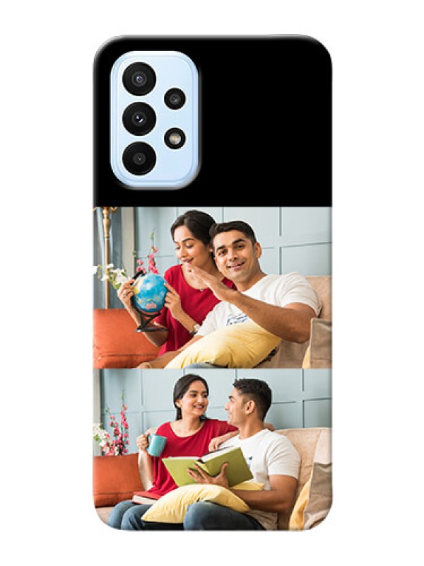 Custom Galaxy A23 2 Images on Phone Cover