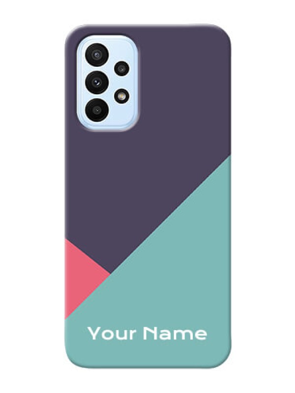 Custom Galaxy A23 5G Custom Phone Cases: Tri  Color abstract Design