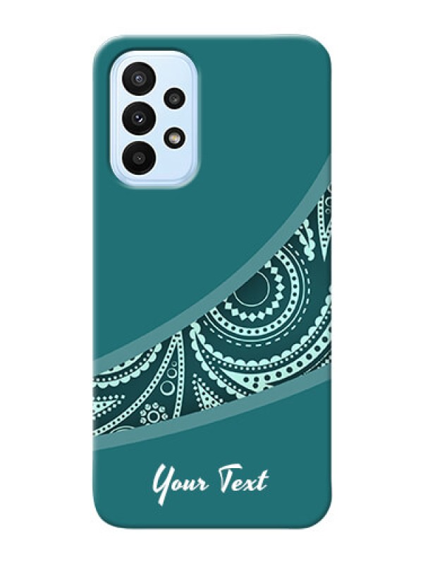 Custom Galaxy A23 5G Custom Phone Covers: semi visible floral Design