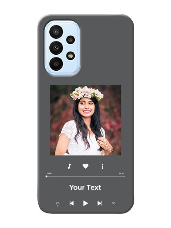 Custom Galaxy A23 5G Custom Mobile Case with Play The Music Design