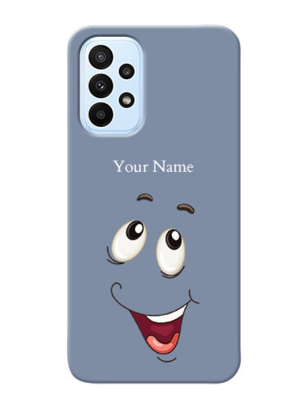 Custom Galaxy A23 5G Phone Back Covers: Laughing Cartoon Face Design