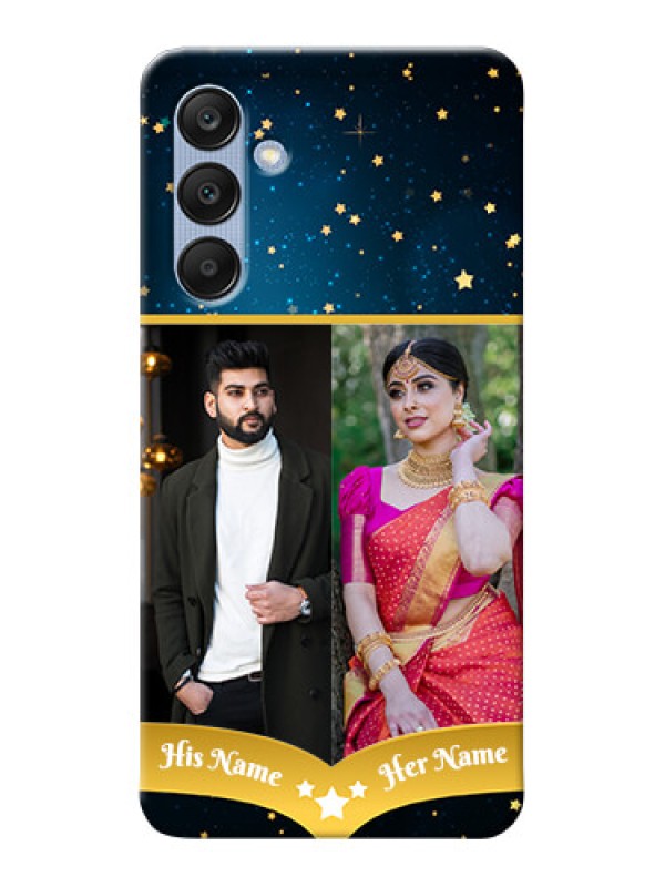 Custom Galaxy A25 5G Mobile Covers Online: Galaxy Stars Backdrop Design