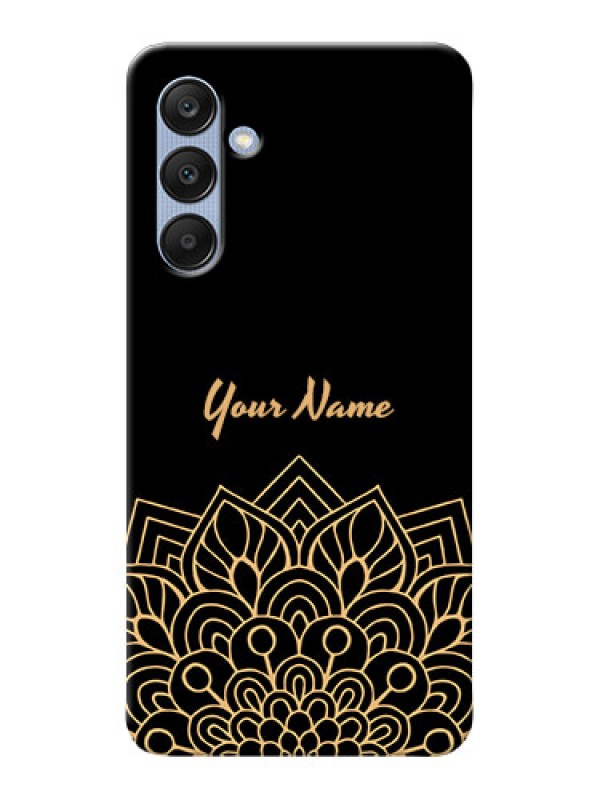 Custom Galaxy A25 5G Custom Phone Case with Golden mandala Design