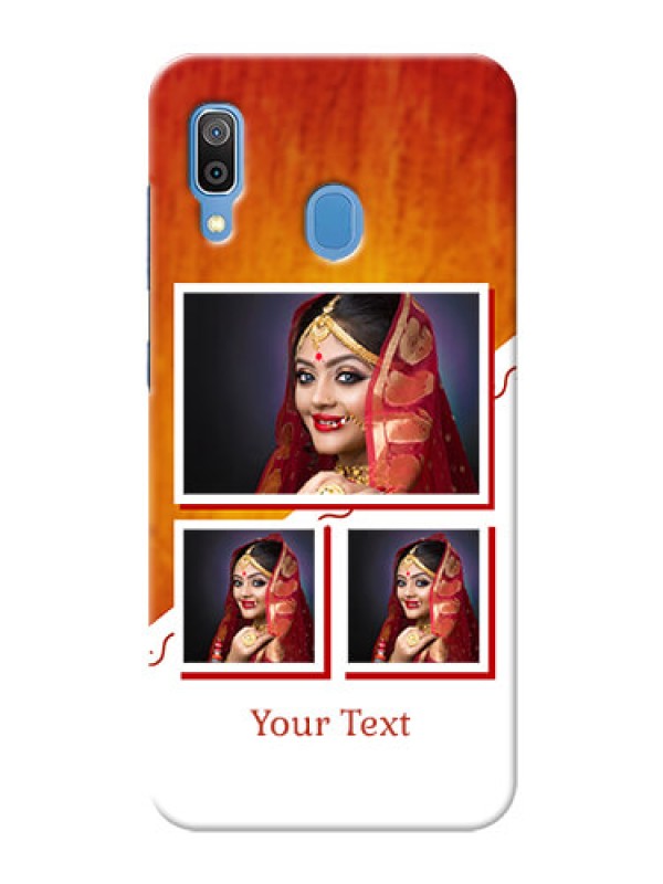 Custom Samsung Galaxy A30 Personalised Phone Cases: Wedding Memories Design  