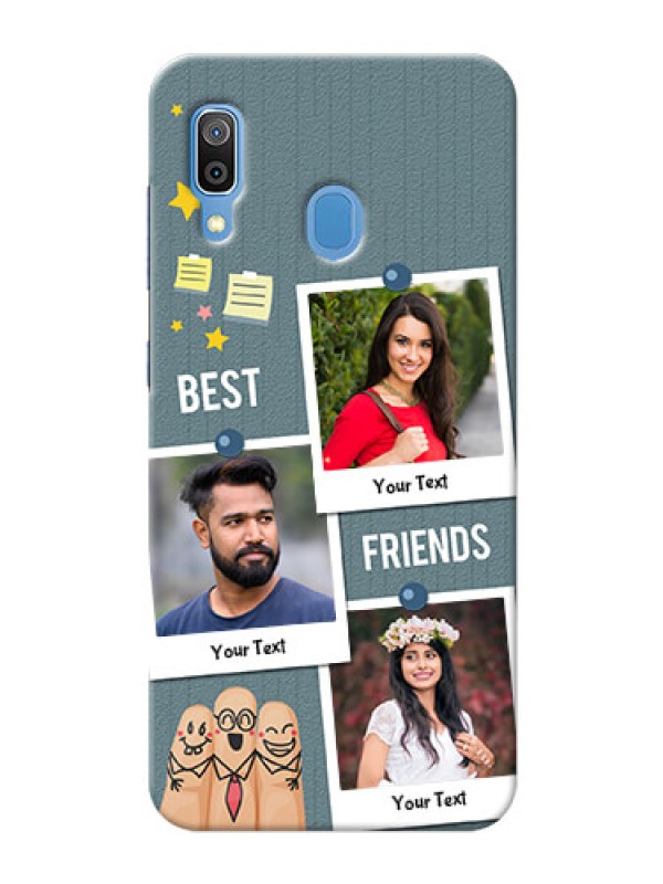 Custom Samsung Galaxy A30 Mobile Cases: Sticky Frames and Friendship Design