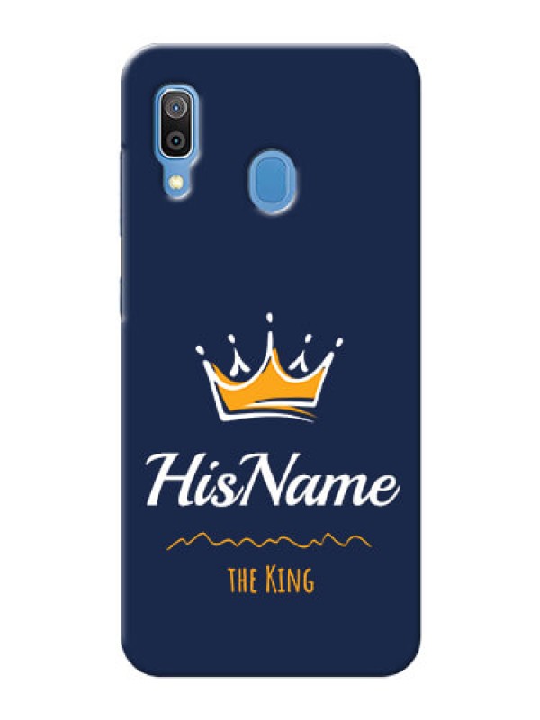 Custom Galaxy A30 King Phone Case with Name