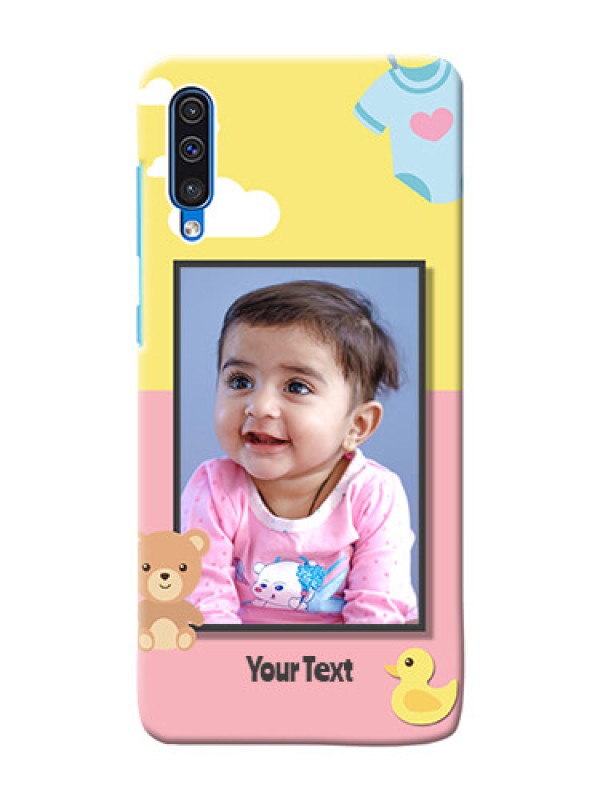 Custom Galaxy A30s Back Covers: Kids 2 Color Design