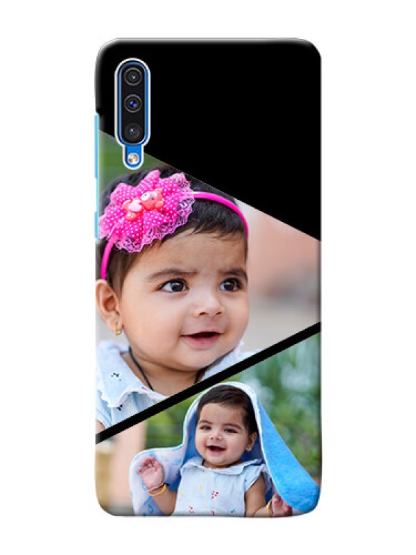 Custom Galaxy A30s mobile back covers online: Semi Cut Design