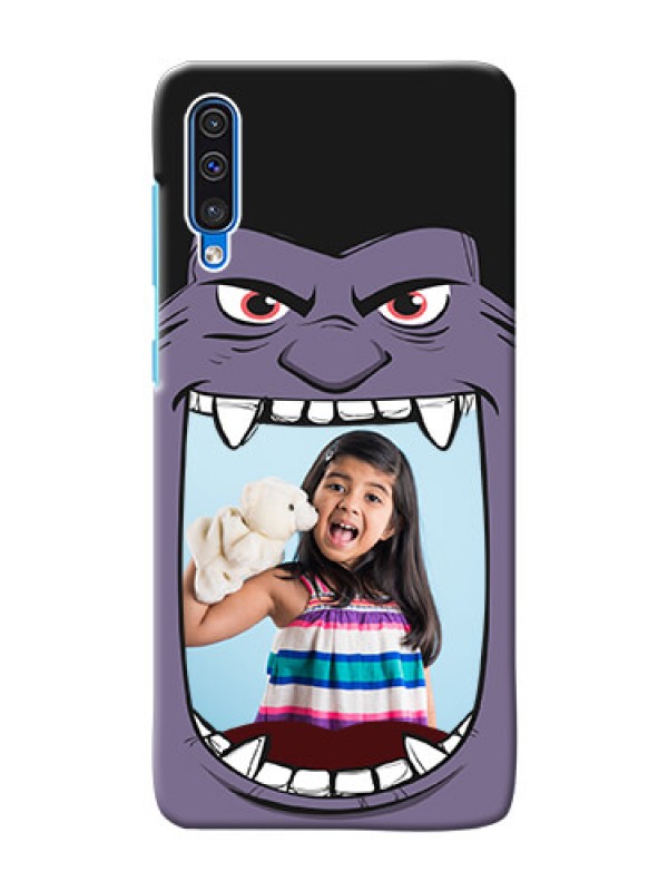 Custom Galaxy A30s Personalised Phone Covers: Angry Monster Design