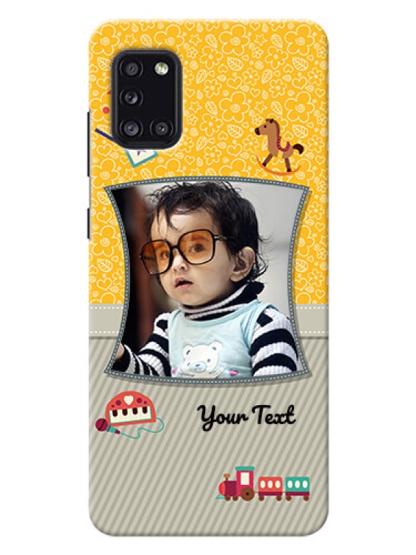 Custom Galaxy A31 Mobile Cases Online: Baby Picture Upload Design