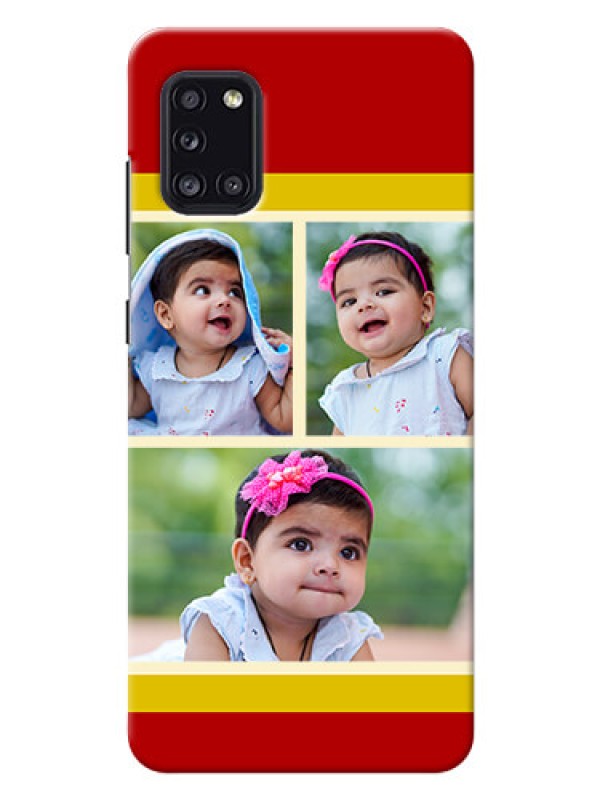 Custom Galaxy A31 mobile phone cases: Multiple Pic Upload Design