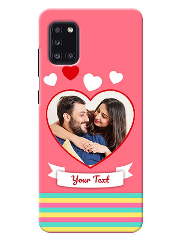 Custom Galaxy A31 Personalised mobile covers: Love Doodle Design