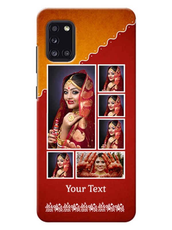 Custom Galaxy A31 customized phone cases: Wedding Pic Upload Design