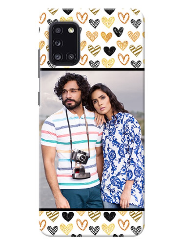 Custom Galaxy A31 Personalized Mobile Cases: Love Symbol Design