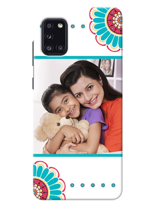 Custom Galaxy A31 custom mobile phone cases: Flower Design