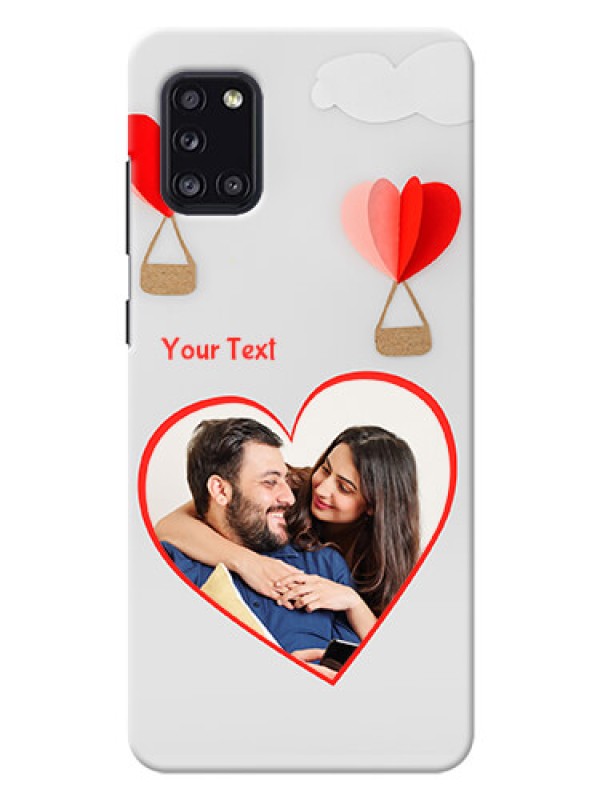 Custom Galaxy A31 Phone Covers: Parachute Love Design