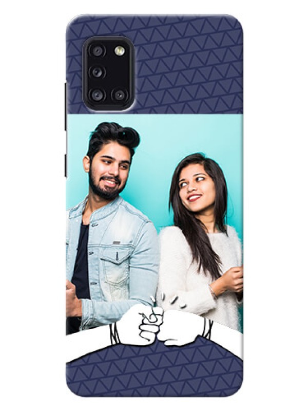 Custom Galaxy A31 Mobile Covers Online with Best Friends Design  