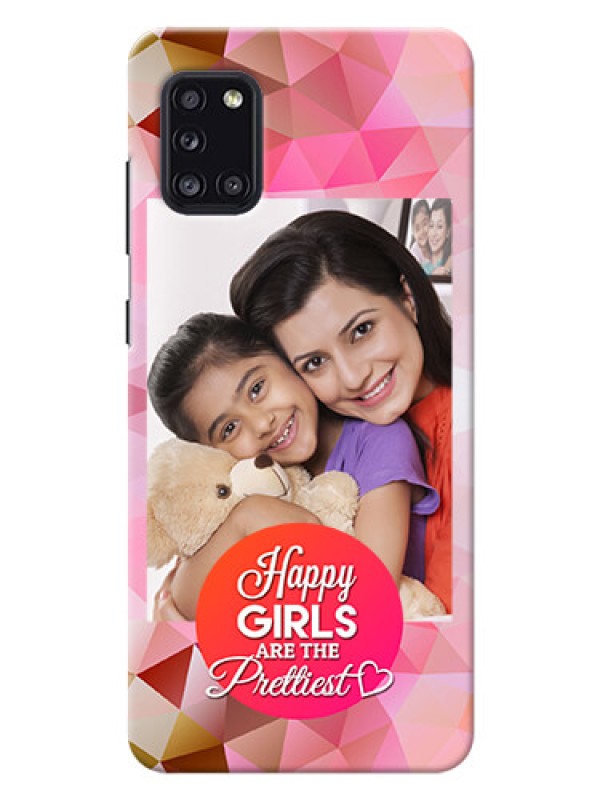 Custom Galaxy A31 Personalized Phone Covers: Abstract Triangle Design