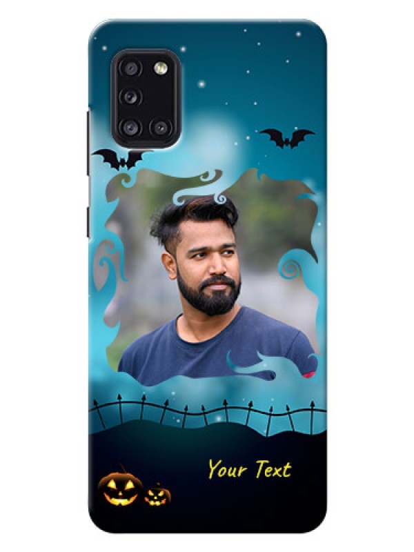Custom Galaxy A31 Personalised Phone Cases: Halloween frame design