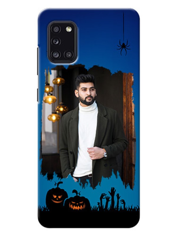 Custom Galaxy A31 mobile cases online with pro Halloween design 
