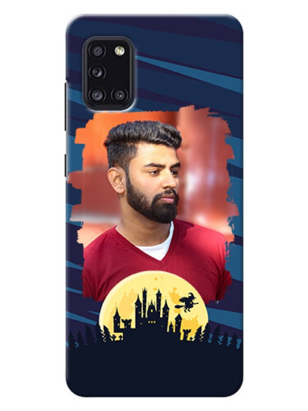 Custom Galaxy A31 Back Covers: Halloween Witch Design 