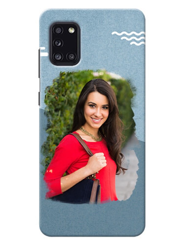 Custom Galaxy A31 custom mobile phone covers: Grunge Line Art Design