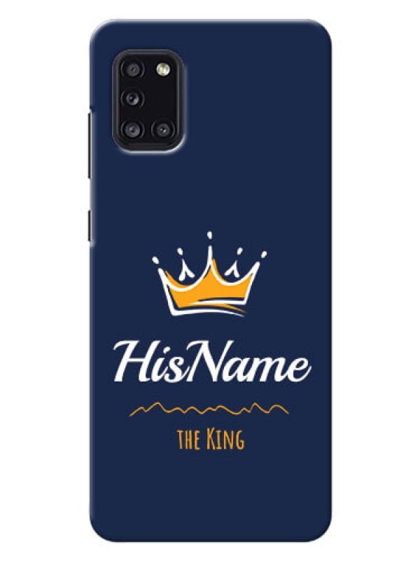 Custom Galaxy A31 King Phone Case with Name