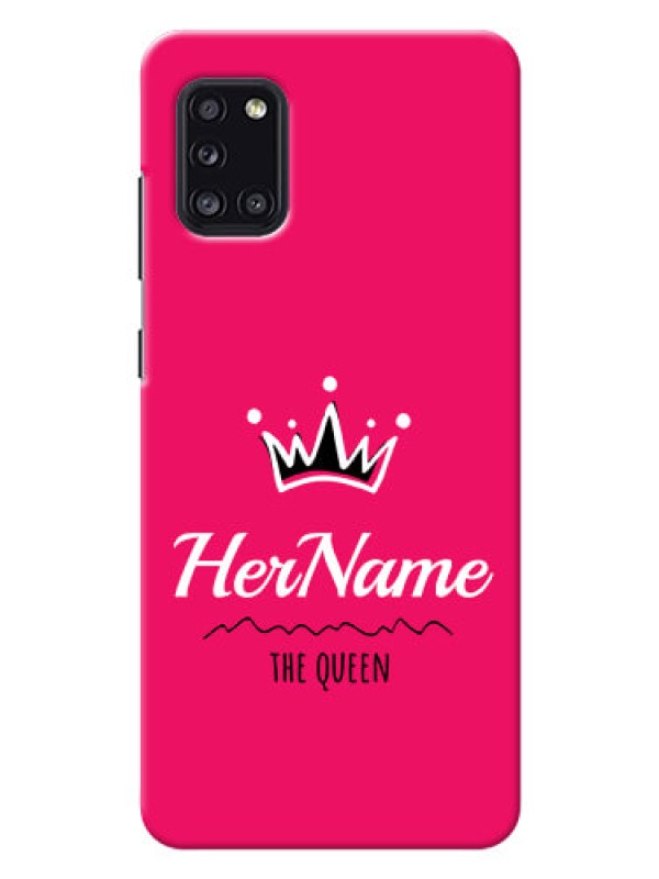 Custom Galaxy A31 Queen Phone Case with Name