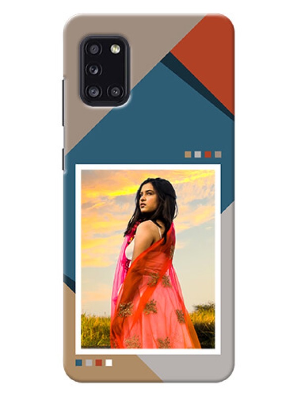 Custom Galaxy A31 Mobile Back Covers: Retro color pallet Design