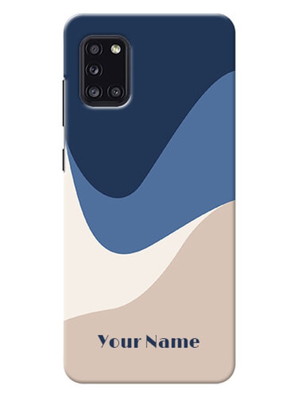 Custom Galaxy A31 Back Covers: Abstract Drip Art Design