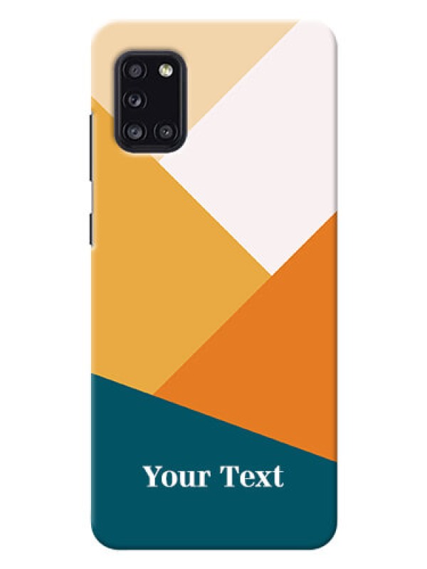 Custom Galaxy A31 Custom Phone Cases: Stacked Multi-colour Design