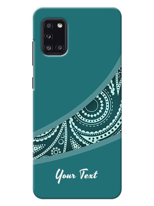 Custom Galaxy A31 Custom Phone Covers: semi visible floral Design