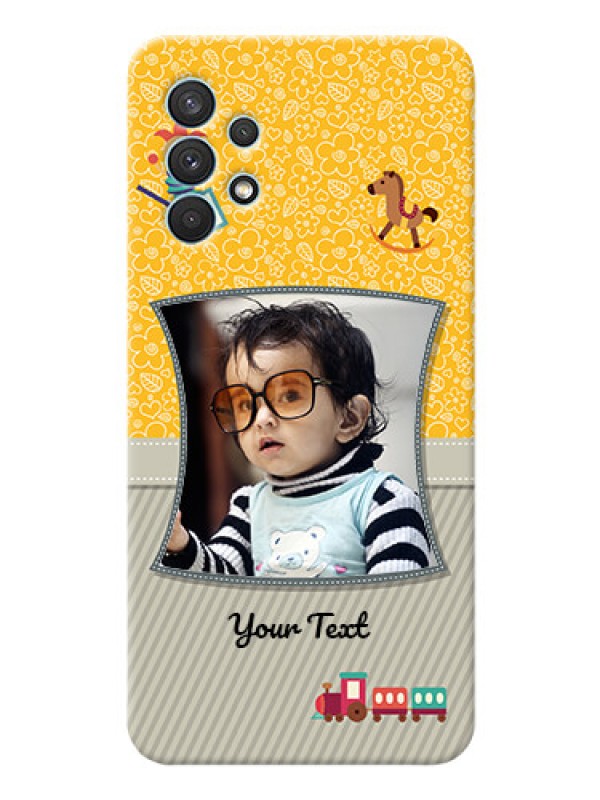 Custom Galaxy A32 Mobile Cases Online: Baby Picture Upload Design