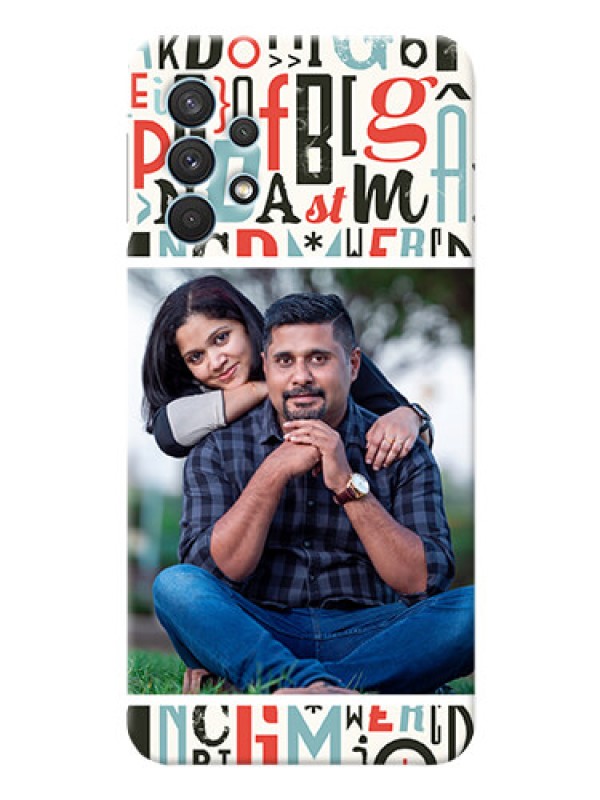 Custom Galaxy A32 custom mobile phone covers: Alphabet Design