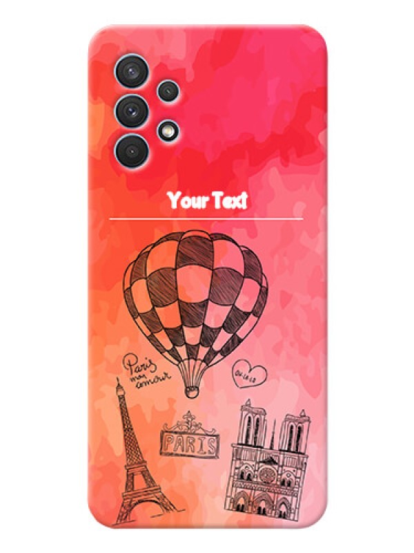 Custom Galaxy A32 Personalized Mobile Covers: Paris Theme Design